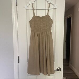 Universal Thread / Target Linen Rouched Dress